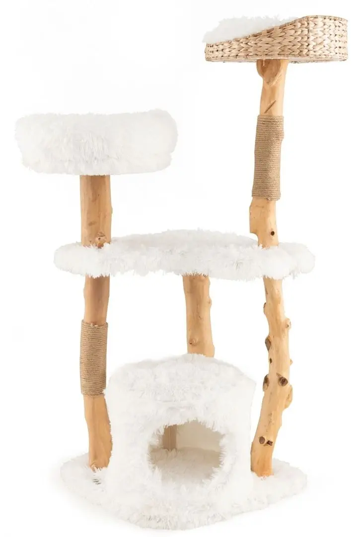 Ansamblu de joaca pentru pisici Costway PV10101WH (White)