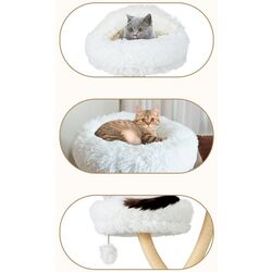 Игровой комплекс для кошек Costway PV10102BE (Beige/White) Thumb