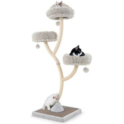 Ansamblu de joaca pentru pisici Costway PV10102GR (Grey) Thumb