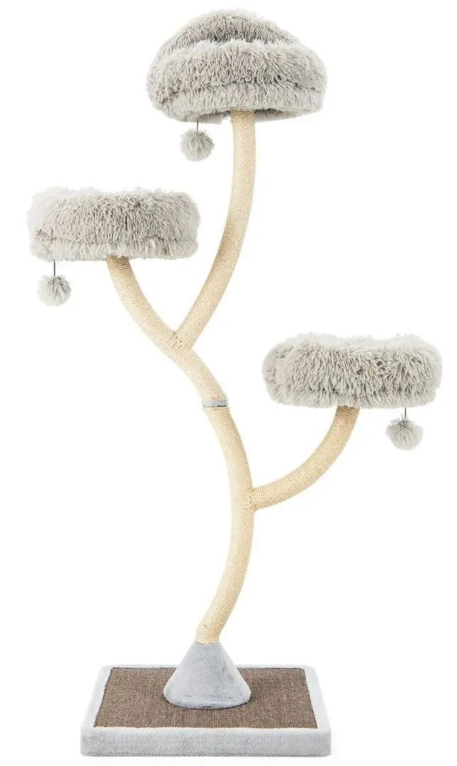 Ansamblu de joaca pentru pisici Costway PV10102GR (Grey)