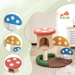 Ansamblu de joaca pentru pisici Costway PV10123CL (Multicolor) Thumb