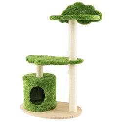 Ansamblu de joaca pentru pisici Costway PV10130GN (Green)