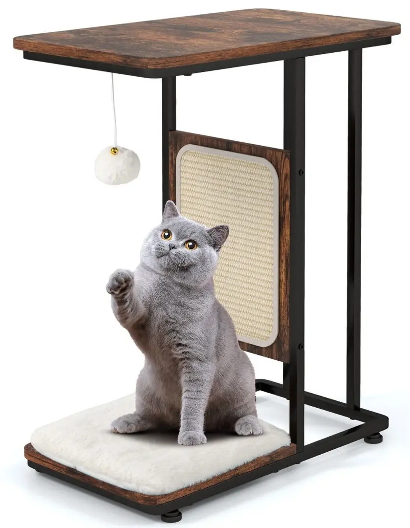 Ansamblu de joaca pentru pisici Costway PV10131CF (Coffee)