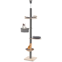 Ansamblu de joaca pentru pisici Costway PV10154GR (Grey) Thumb