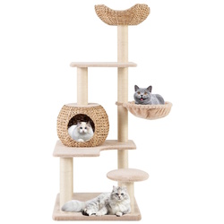 Игровой комплекс для кошек Costway PV10178BE (Beige) Thumb