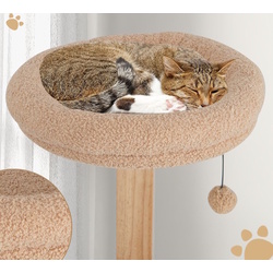 Ansamblu de joaca pentru pisici Costway PV10182CF (Brown) Thumb