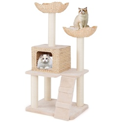 Ansamblu de joaca pentru pisici Costway PV10183BE (Beige) Thumb