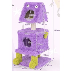 Ansamblu de joaca pentru pisici Costway PV10189PU (Purple) Thumb