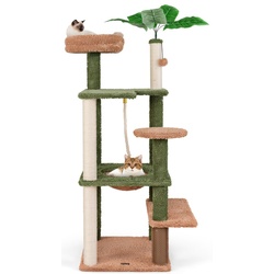 Ansamblu de joaca pentru pisici Costway PV10195GN (Green)