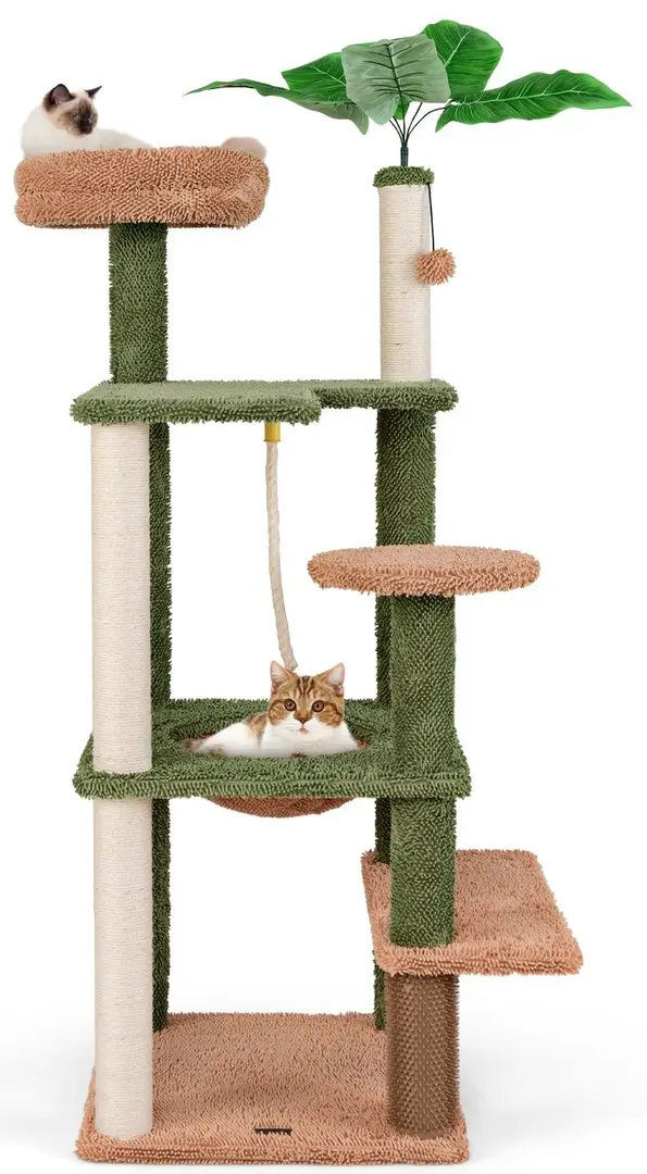 Игровой комплекс для кошек Costway PV10195GN (Green)