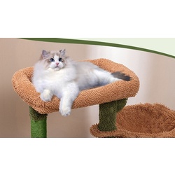 Ansamblu de joaca pentru pisici Costway PV10196GN (Green/Brown) Thumb