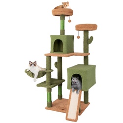 Игровой комплекс для кошек Costway PV10197GN (Green/Brown) Thumb