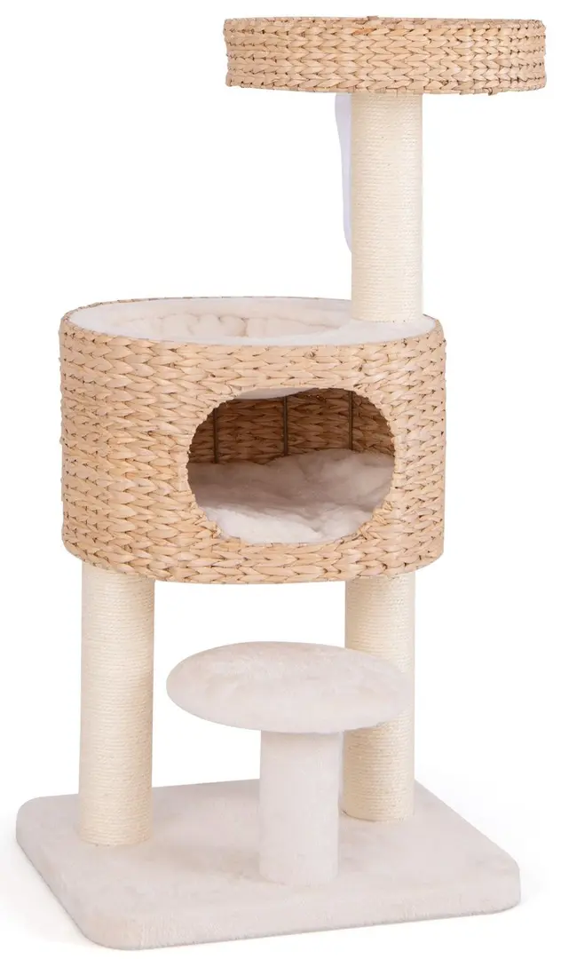 Ansamblu de joaca pentru pisici Costway PV10203NA (Natural)