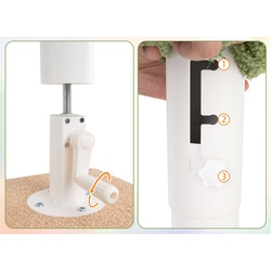 Ansamblu de joaca pentru pisici Costway PV10208GN (Green/Brown) Thumb