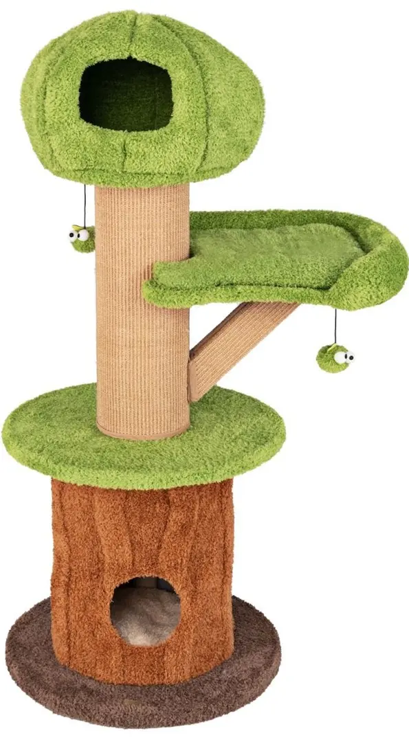 Complex de joaca pentru pisici Costway PV10213GN (Green)