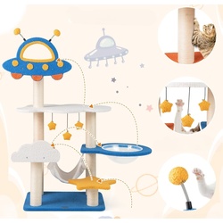 Игровой комплекс для кошек Costway PV10217BL (Blue/White/Yellow) Thumb