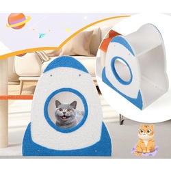 Ansamblu de joaca pentru pisici Costway PV10223BL (Blue/White/Yellow) Thumb