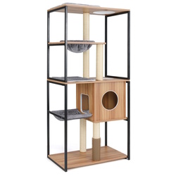 Complex de joaca pentru pisici Costway PV10241NA (Natural) Thumb