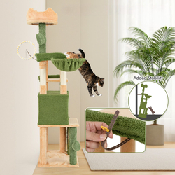 Игровой комплекс для кошек Costway PV10260 (Green/Orange) Thumb
