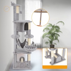 Ansamblu de joaca pentru pisici Costway PV10261 (Grey) Thumb