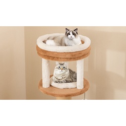 Ansamblu de joaca pentru pisici Costway PV10265CF (Coffee) Thumb