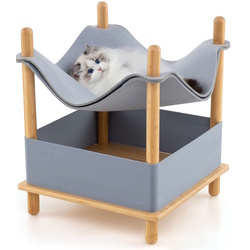 Pat pentru pisici Costway PV10177GR (Grey) Thumb