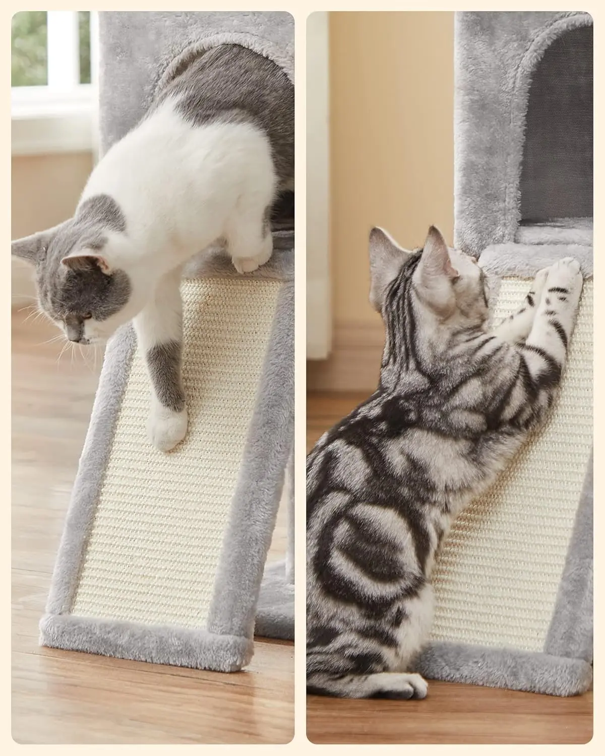 Ansamblu de joaca pentru pisici Feandrea PCT143W01 (Light Grey)