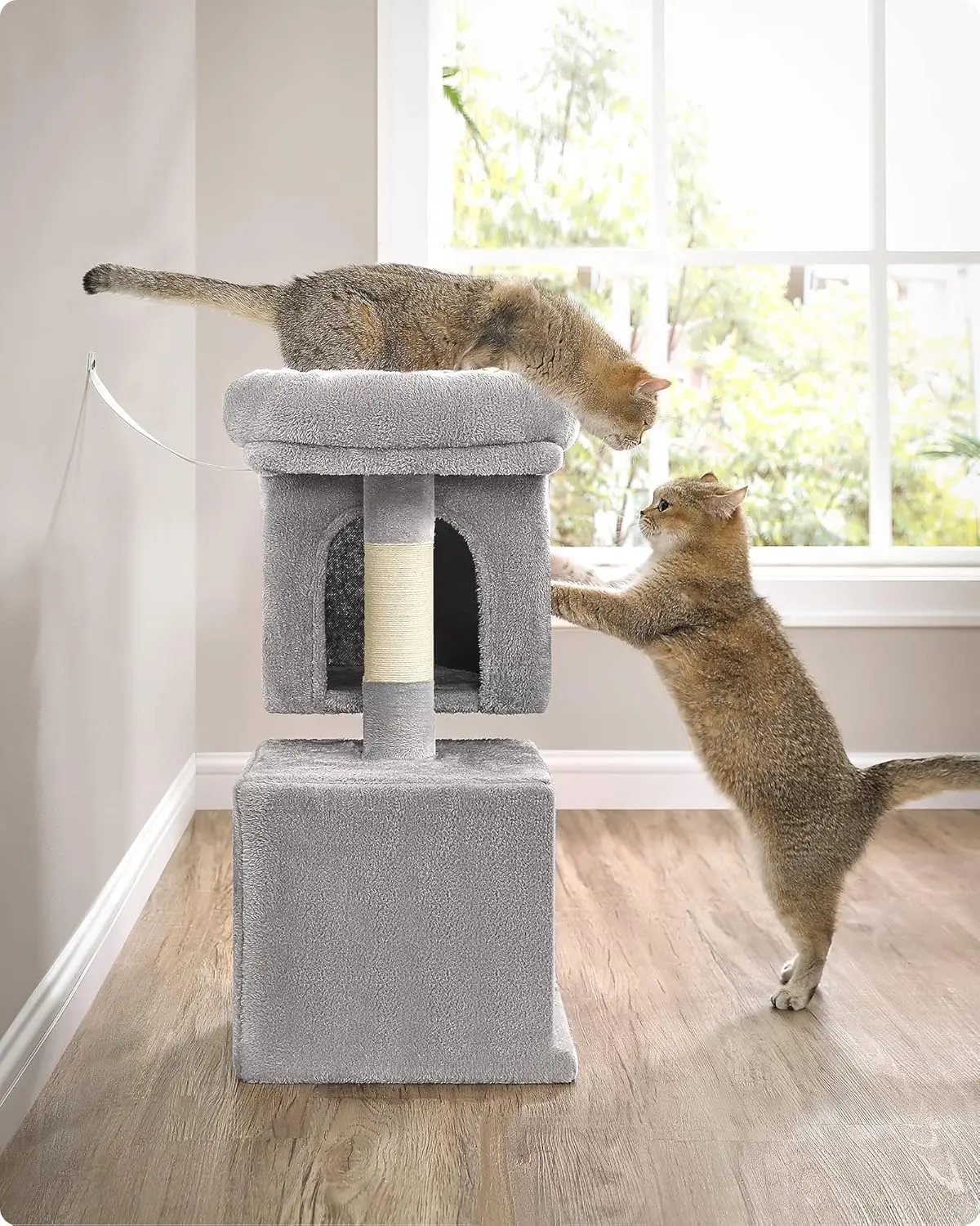 Игровой комплекс для кошек Feandrea PCT611W01 (Light Grey)