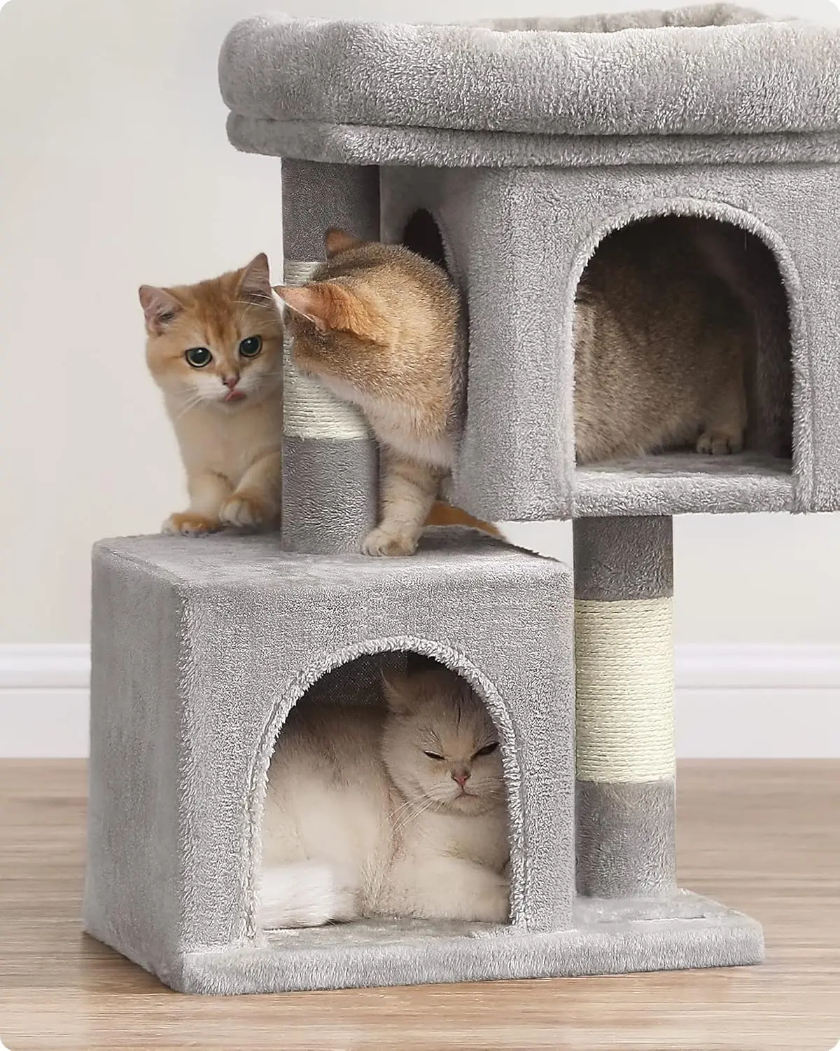 Игровой комплекс для кошек Feandrea PCT611W01 (Light Grey)