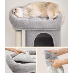 Игровой комплекс для кошек Feandrea PCT611W01 (Light Grey) Thumb