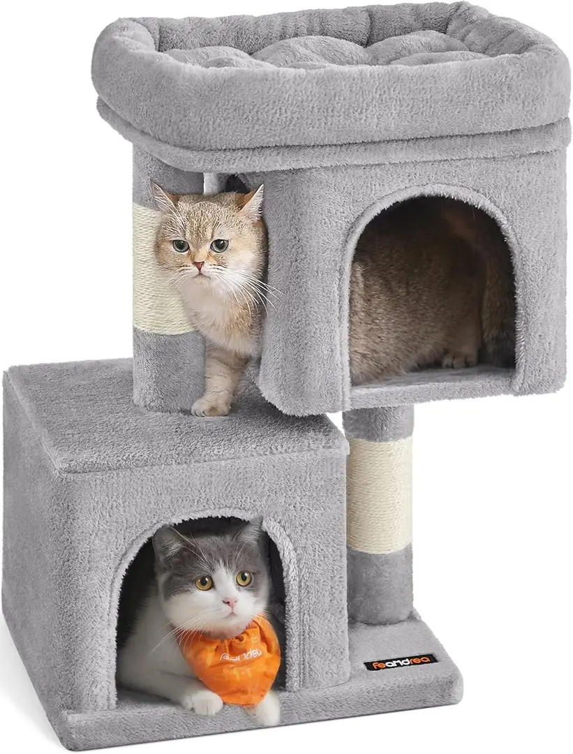 Игровой комплекс для кошек Feandrea PCT611W01 (Light Grey)