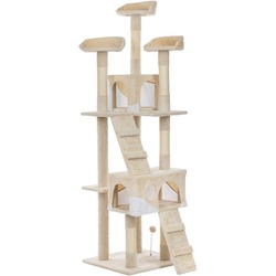 Ansamblu de joaca pentru pisici FunFit Home&Office 1953 (Beige)