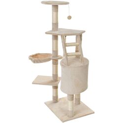 Ansamblu de joaca pentru pisici FunFit 1607 (Beige) Thumb