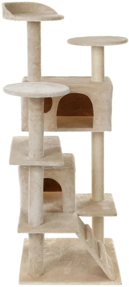 Ansamblu de joaca pentru pisici FunFit Home&Office 1609 (Beige)