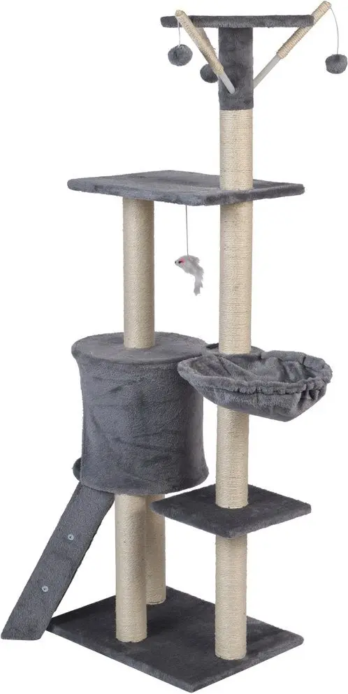 Ansamblu de joaca pentru pisici FunFit Home&Office 1808 (Beige/Dark Grey)