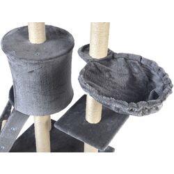 Ansamblu de joaca pentru pisici FunFit Home&Office 1808 (Beige/Dark Grey) Thumb