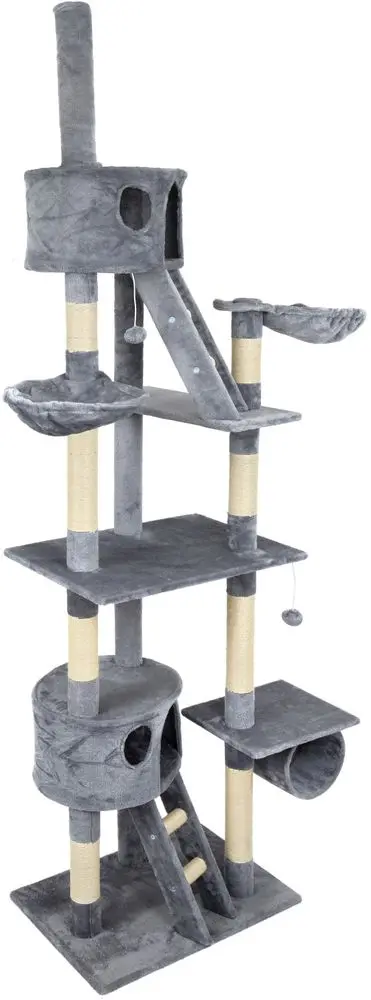 Игровой комплекс для кошек Funfit Home&Office XXXL 3811 (Grey/Beige) - 11