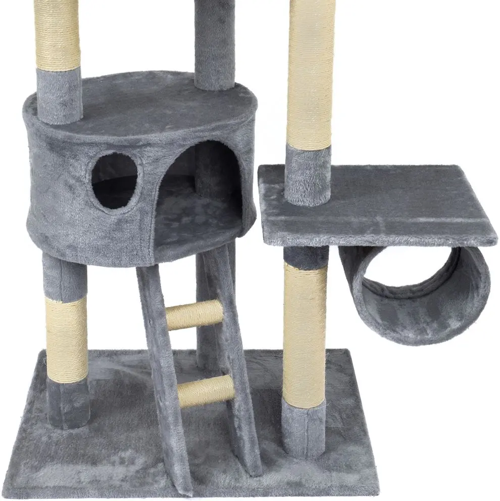 Игровой комплекс для кошек Funfit Home&Office XXXL 3811 (Grey/Beige) - 8