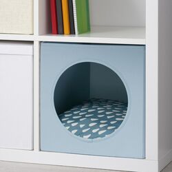 Casa pentru pisici Ikea Utsadd 33x38x33 (Gri-Albastru) Thumb