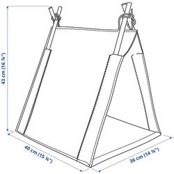 Домик для кошек Ikea Utsadd фетр (Серый) Thumb