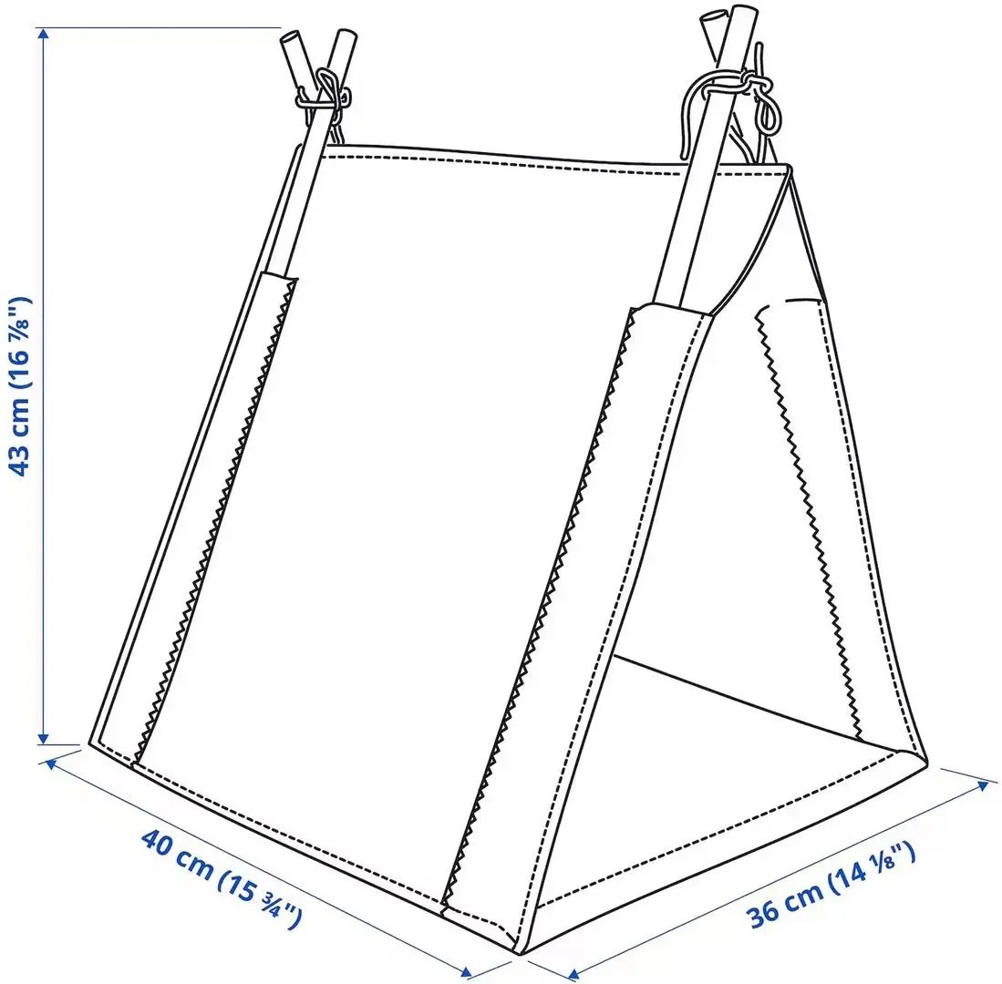 Домик для кошек Ikea Utsadd фетр (Серый)