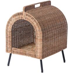 Casa pentru pisici Ikea Utsadd cu picioare (Ratan)