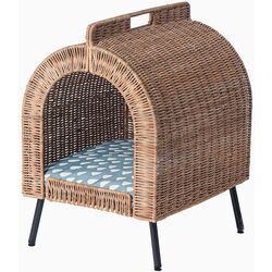 Домик для кошек Ikea Utsadd с ножками (Ротанг) Thumb