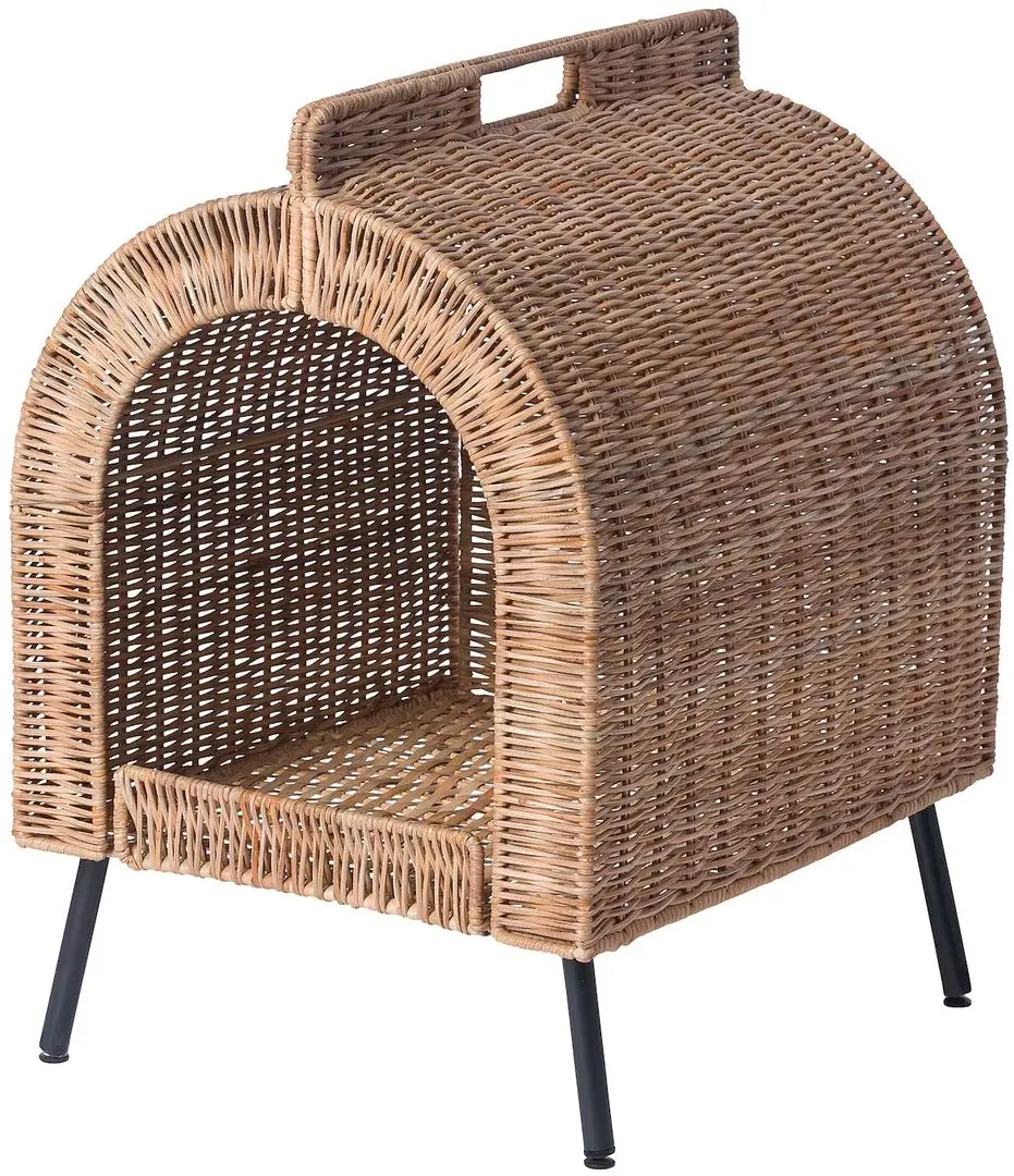Домик для кошек Ikea Utsadd с ножками (Ротанг)