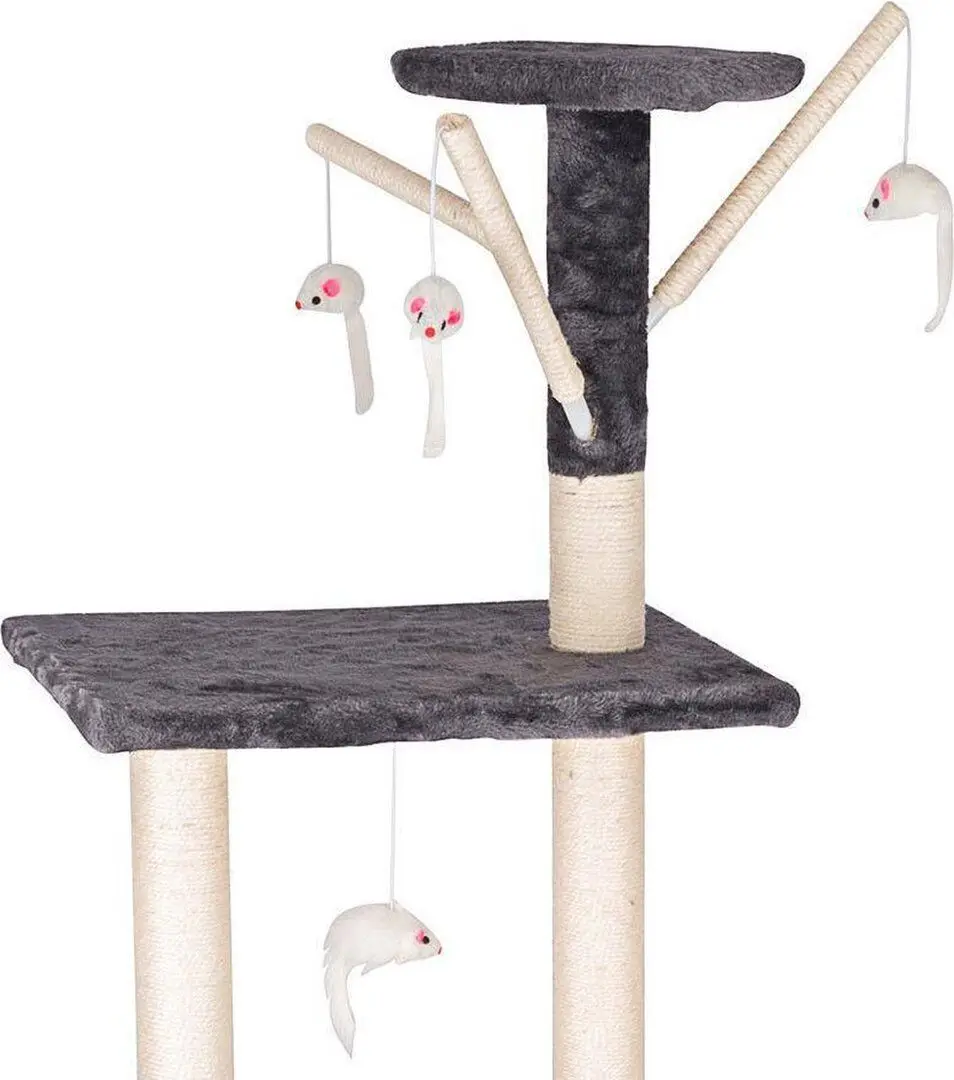 Ansamblu de joaca pentru pisici Maxxpro 118161 (Gray/Beige)