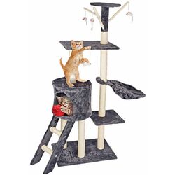 Ansamblu de joaca pentru pisici Maxxpro 118161 (Gray/Beige) Thumb