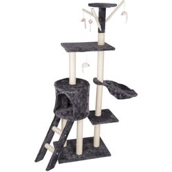Ansamblu de joaca pentru pisici Maxxpro 118161 (Gray/Beige) Thumb