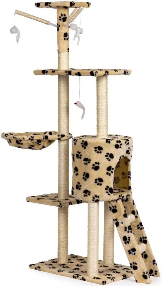 Ansamblu de joaca pentru pisici Modern Home Drapak01 Leo (Beige) - 3