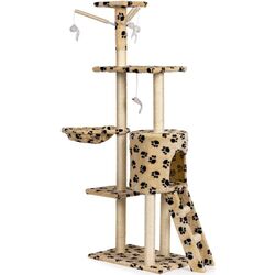 Ansamblu de joaca pentru pisici Modern Home Drapak01 Leo (Beige)