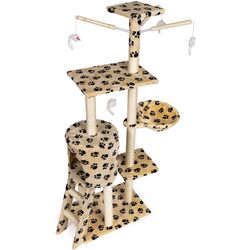Ansamblu de joaca pentru pisici Modern Home Drapak01 Leo (Beige) Thumb